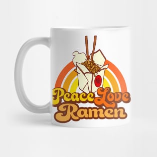 Peace Love Ramen Mug